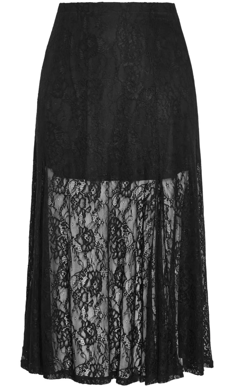 Lacey Maxi Skirt - black