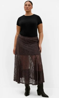Lacey Maxi Skirt - espresso