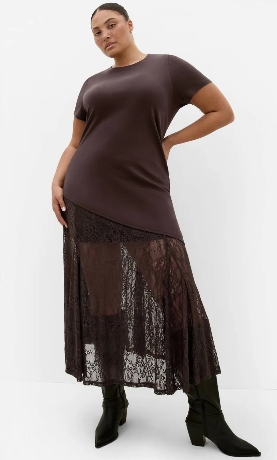 Lacey Maxi Skirt - espresso