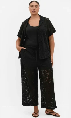 Lani Lace Pant - black