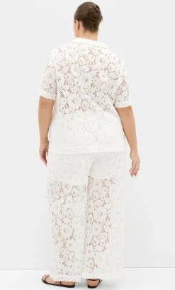 Lani Lace Shirt - ivory
