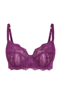 Lara Underwire Bra - purple iris