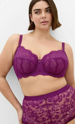 Lara Underwire Bra - purple iris