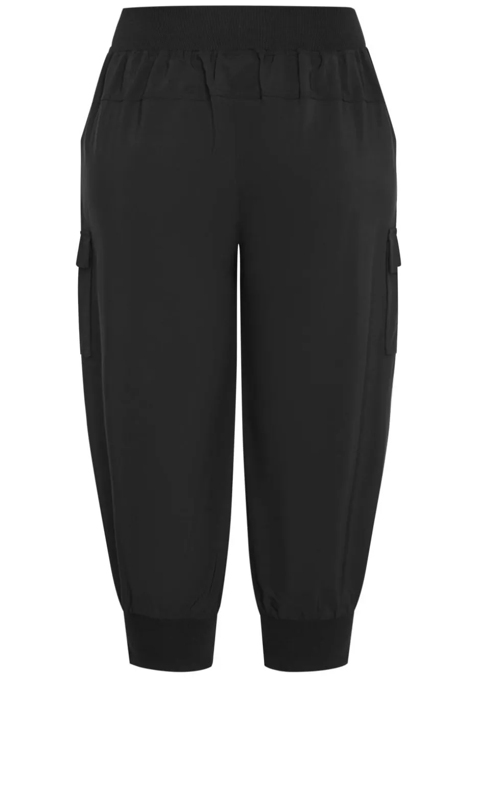 Lea Crop Jogger Pant - black