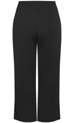 Leia Wide Leg Pant - black
