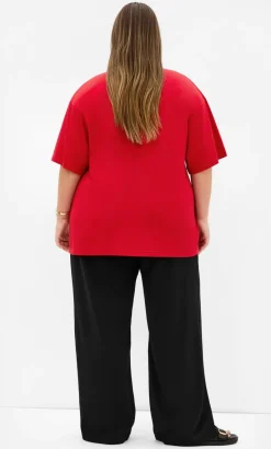 Leia Wide Leg Pant - black