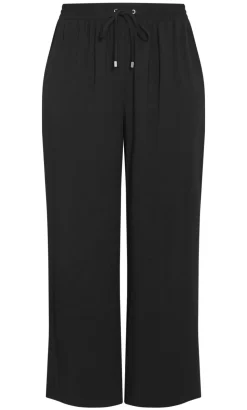 Leia Wide Leg Pant - black