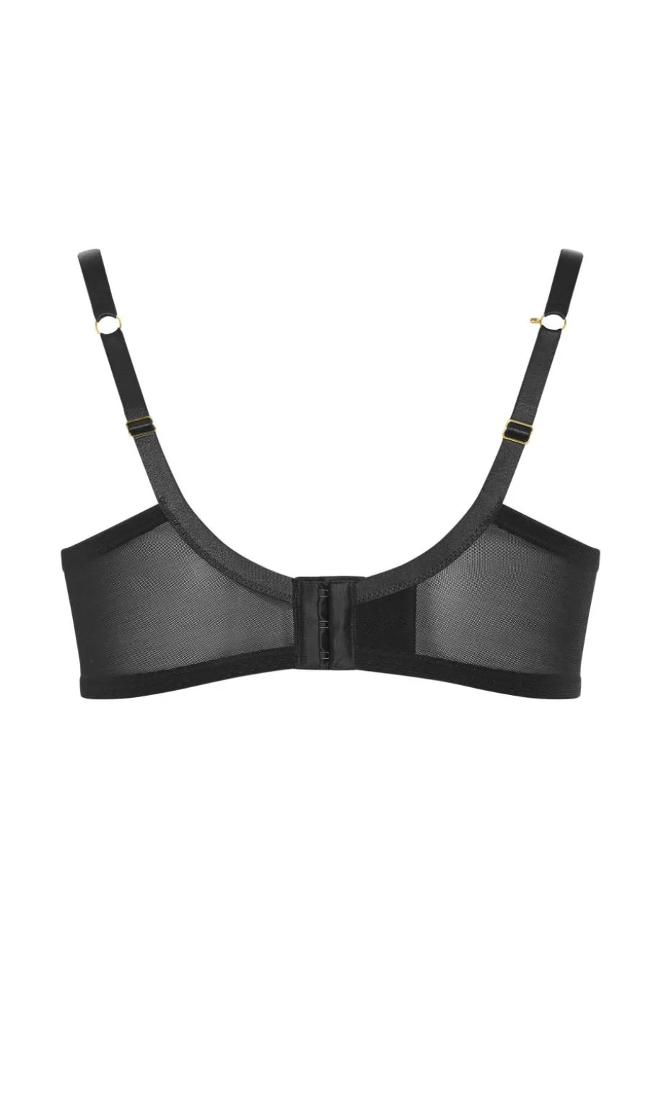 Lia Contour Plunge Lace Bra - black