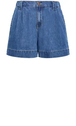 Lia Denim Short - mid wash