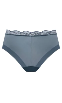 Lia Shorty - charcoal blue
