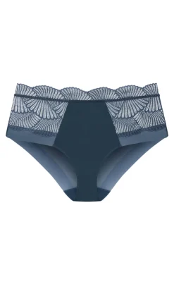 Lia Shorty - charcoal blue