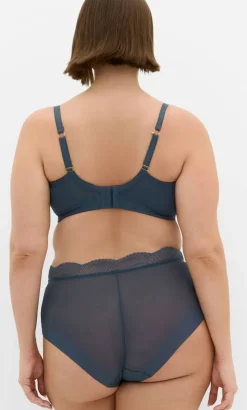 Lia Shorty - charcoal blue