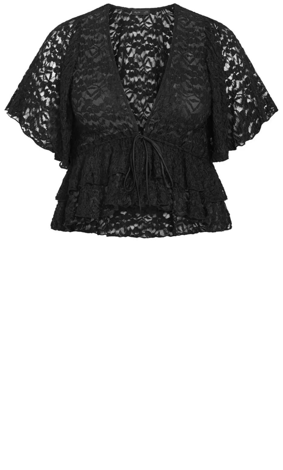 Lily Lace Top - black