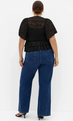 Lily Lace Top - black