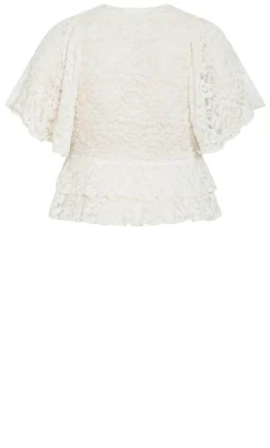 Lily Lace Top - creme