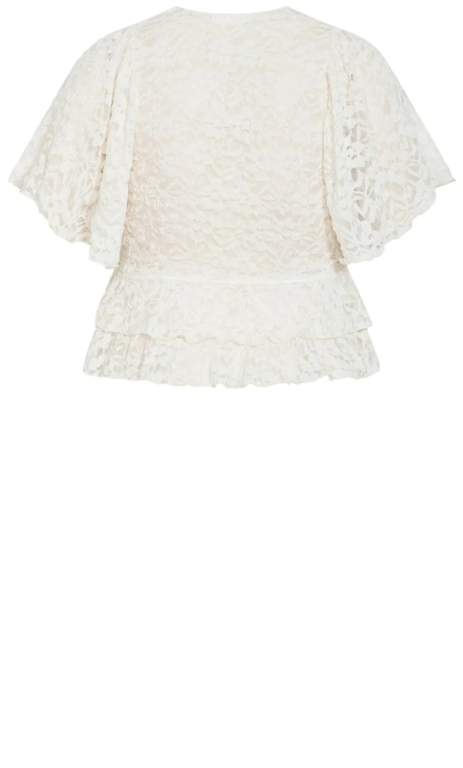 Lily Lace Top - creme