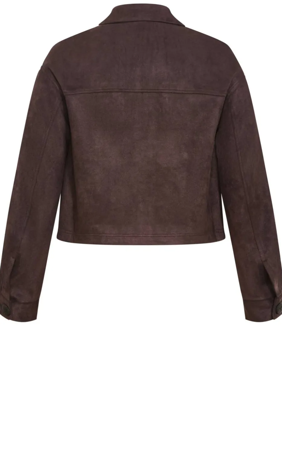 Liza Lightweight Suedette Jacket - espresso