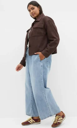 Liza Lightweight Suedette Jacket - espresso