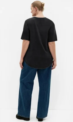Lola Cotton Tee - black