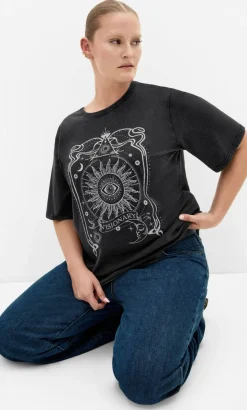 Lola Cotton Tee - black