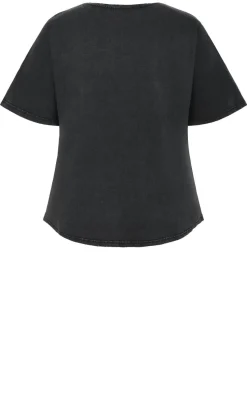 Lola Cotton Tee - black