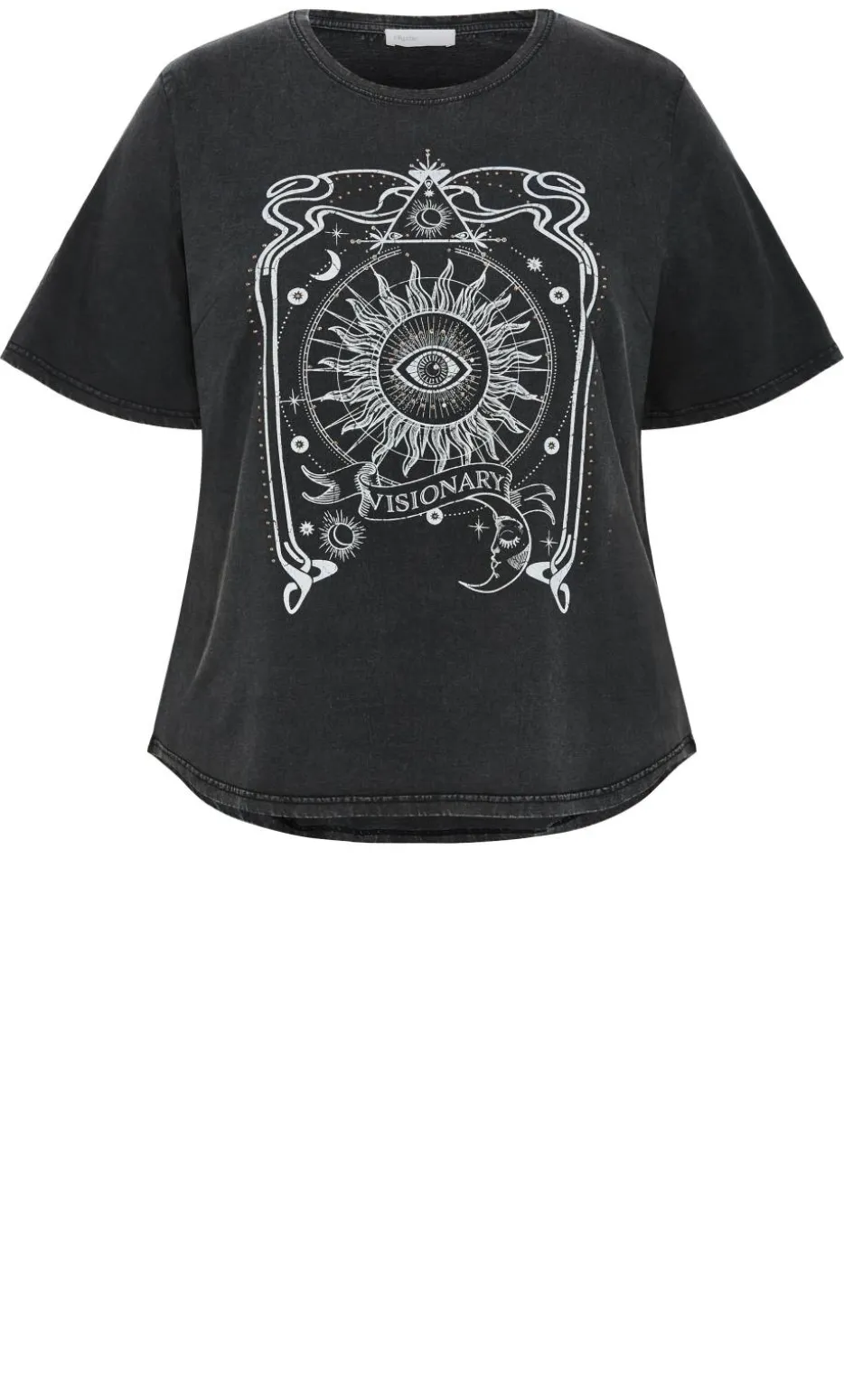 Lola Cotton Tee - black