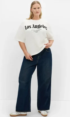 Los Angeles Cotton Tee - ivory