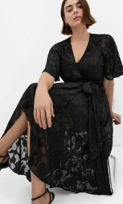 Love Wrap Maxi Dress - black
