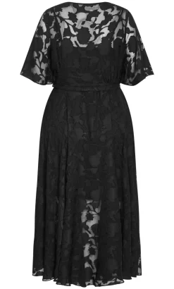 Love Wrap Maxi Dress - black