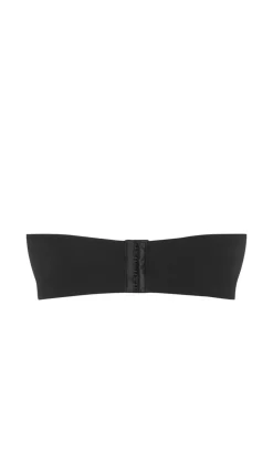 Luxe Bandeau Bra - black