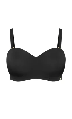 Luxe Bandeau Bra - black