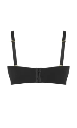 Luxe Bandeau Bra - black