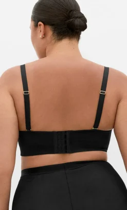 Luxe Bandeau Bra - black