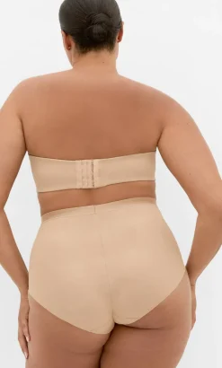 Luxe Bandeau Bra - cafe