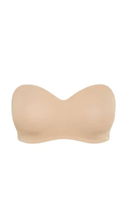 Luxe Bandeau Bra - cafe