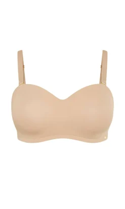 Luxe Bandeau Bra - cafe