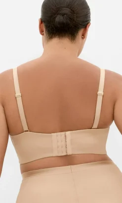 Luxe Bandeau Bra - cafe