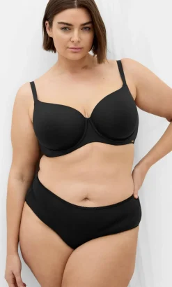 Luxe Cotton 3 Pack Full Brief - black