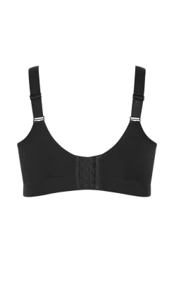 Luxe Cotton Wireless Bra - black