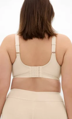 Luxe Cotton Wireless Bra - latte