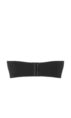 Luxe Microfibre Strapless Bra - black