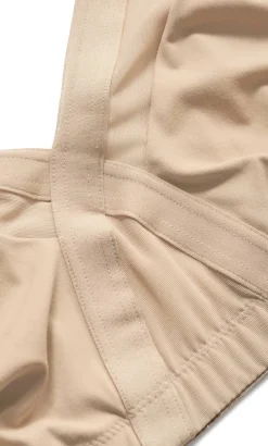 Luxe Microfibre Wireless Bra - cafe