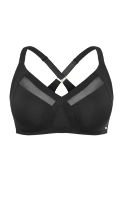 Luxe Microfibre Wireless Bra - black