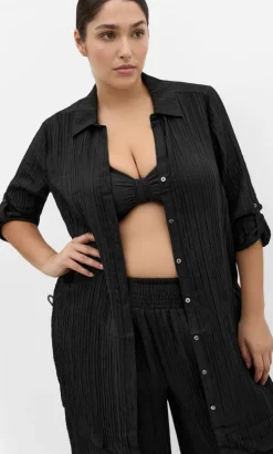 Maci Tunic Shirt - black