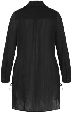 Maci Tunic Shirt - black