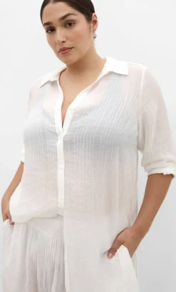 Maci Tunic Shirt - ivory