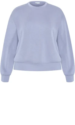 Mae Crew Neck Sweatshirt - dusty blue