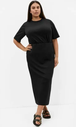 Mae Midi Skirt - black