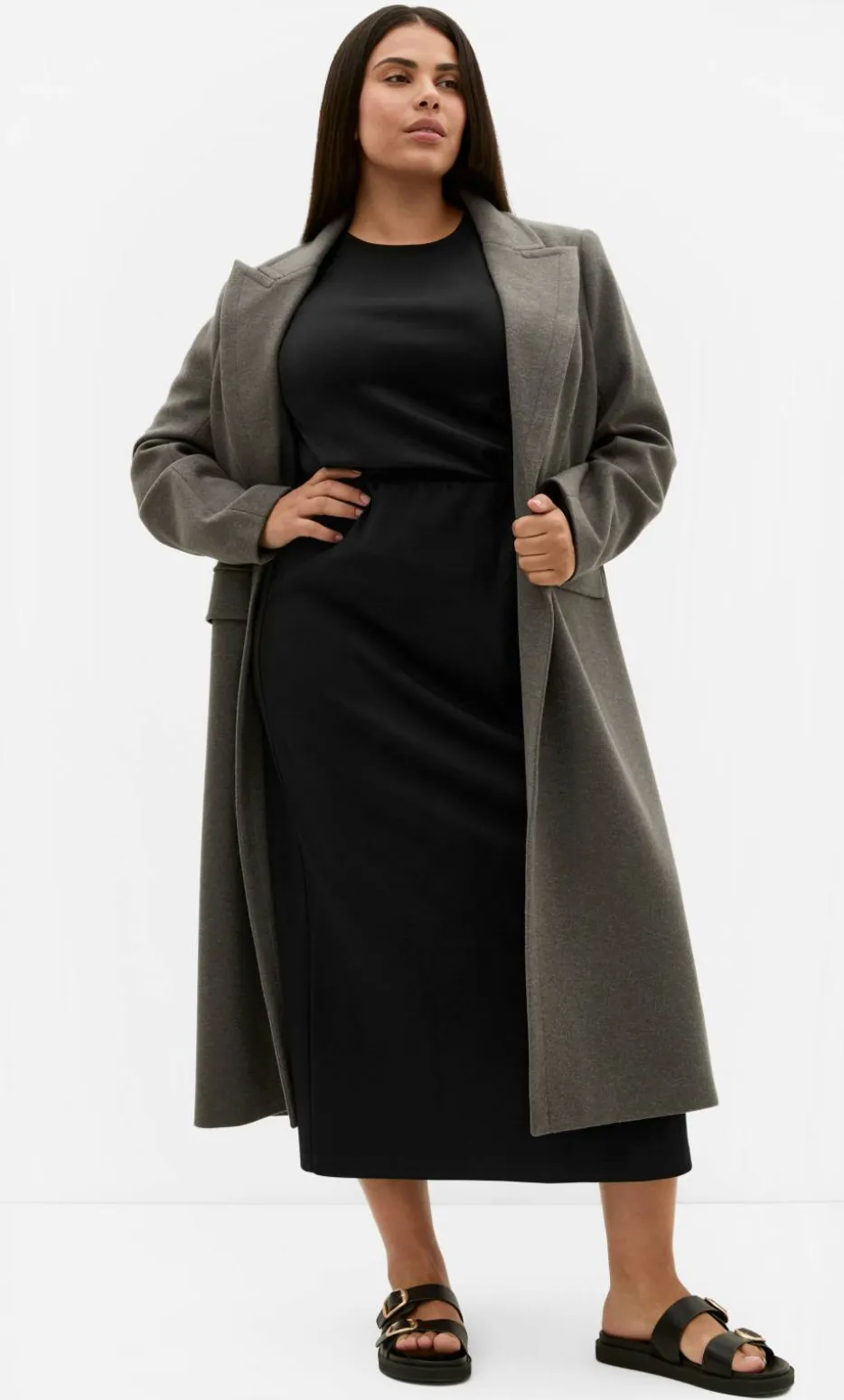 Mae Midi Skirt - black