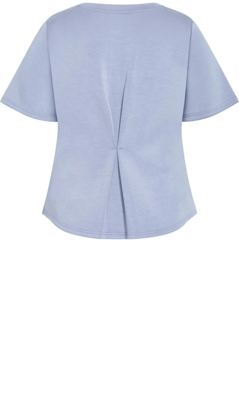Mae Short Sleeve Sweat Top - dusty blue